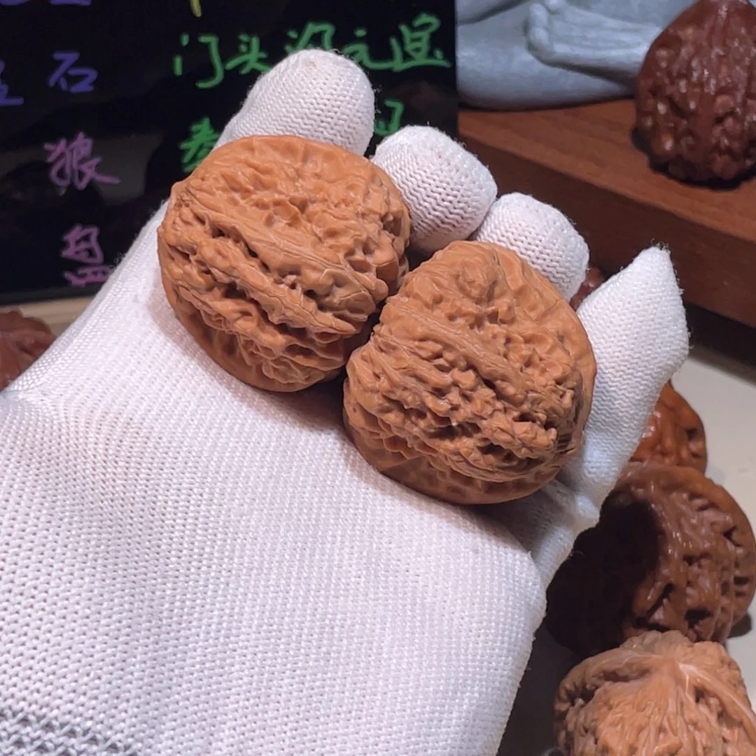 文玩核桃把件平谷凹底.42.38.2288