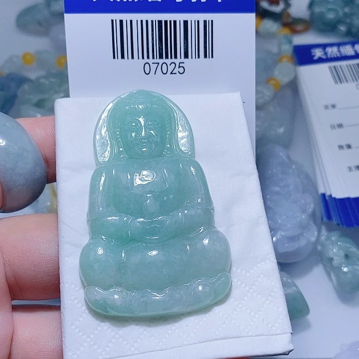 翡翠未镶嵌颈饰天光墟翡翠市场现金代购