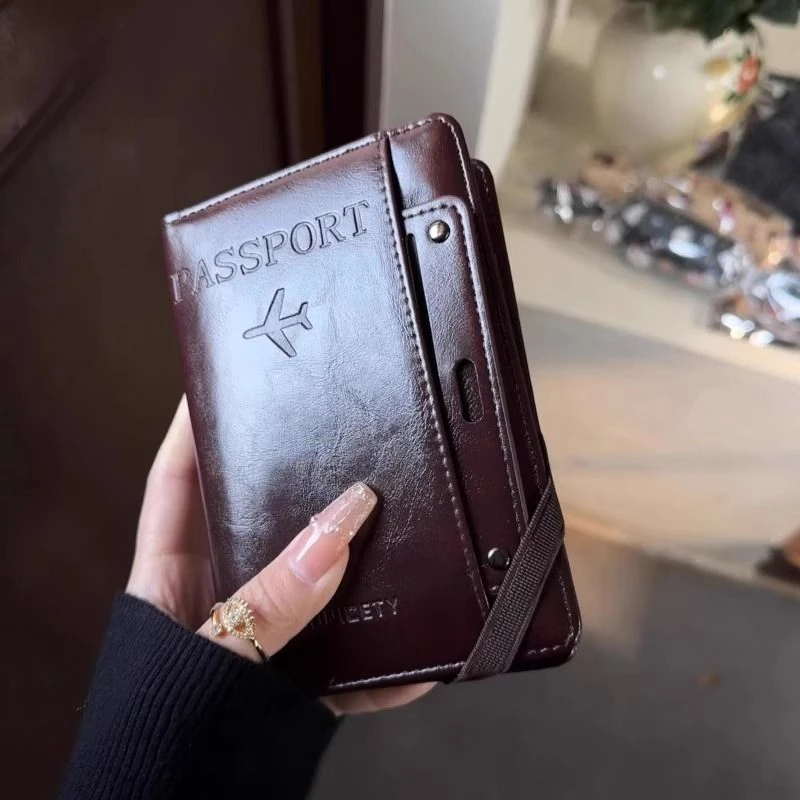 永远可以相信韩女的审美!旅行护照夹多功能收纳包卡包随身证件包
