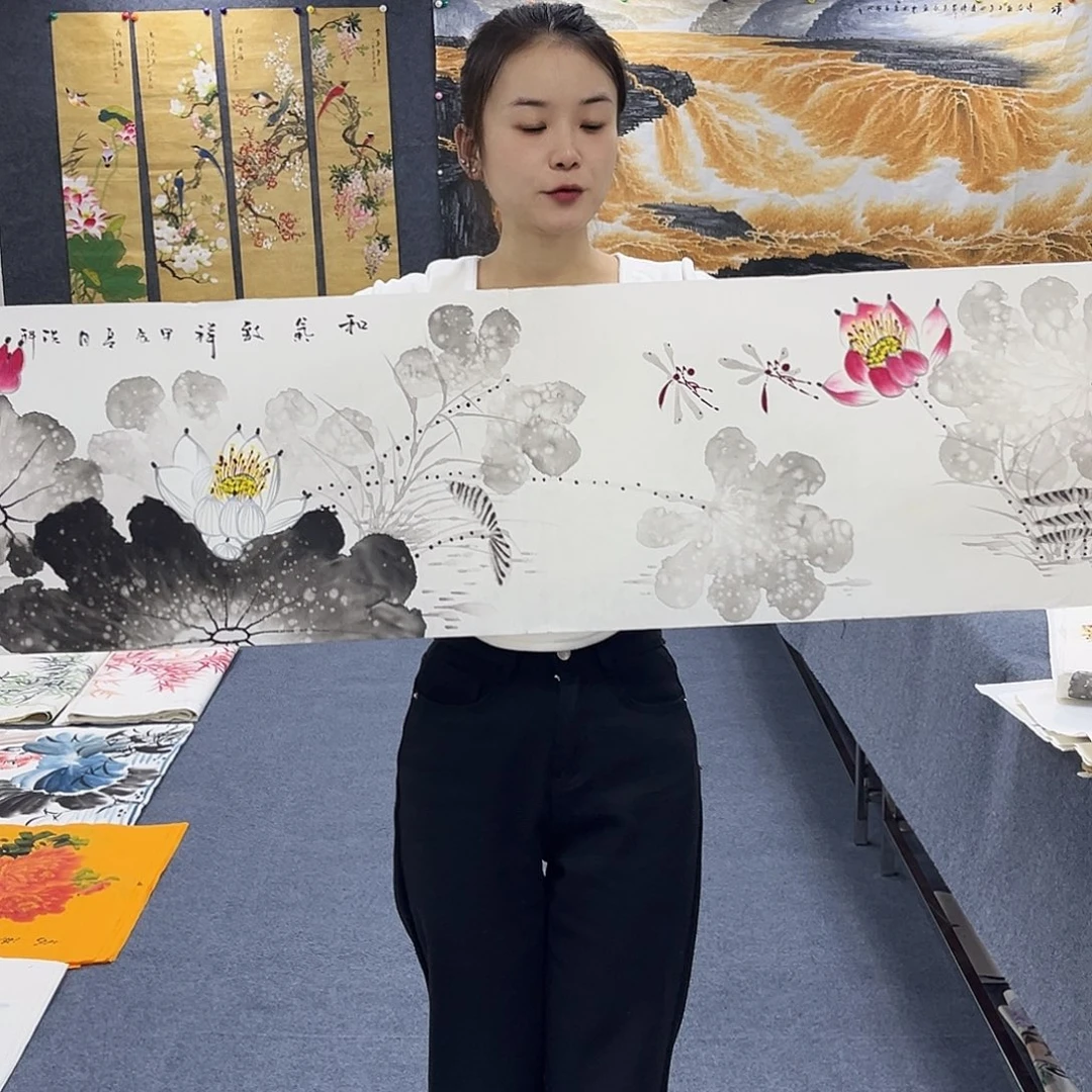 国画作品全场放漏