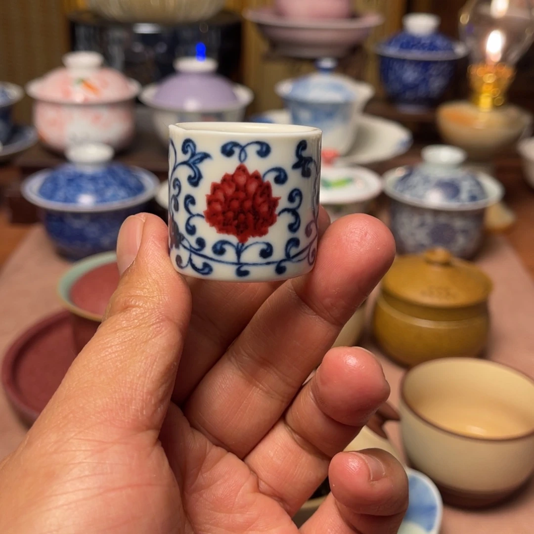 素铭品瓷釉下彩茶具