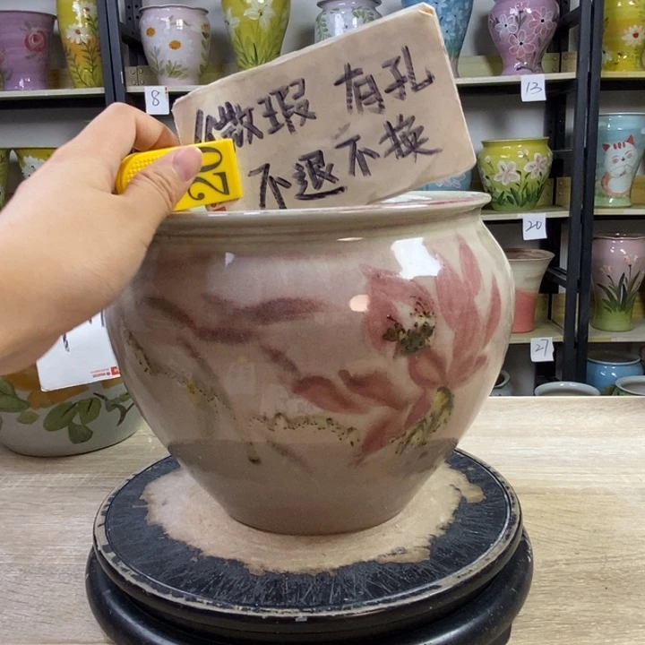 景德镇高温陶瓷花盆