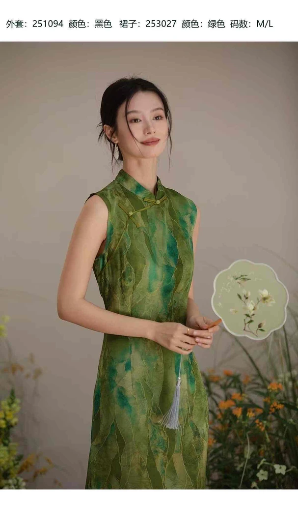 时尚新中式女装连衣裙