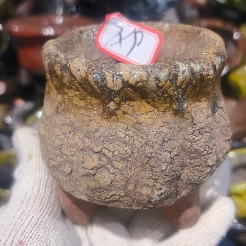 粗陶花盆手工花盆制作就这样