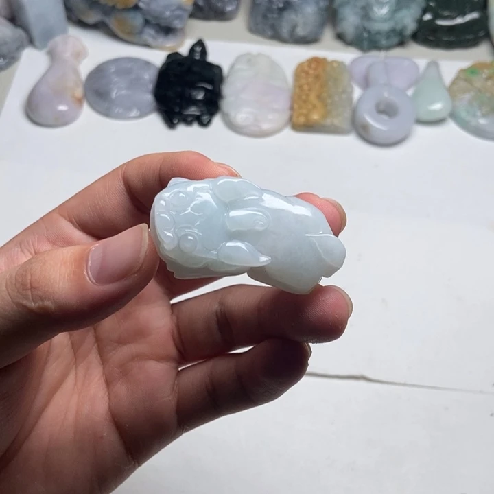 未镶嵌定制翡翠貔貅10