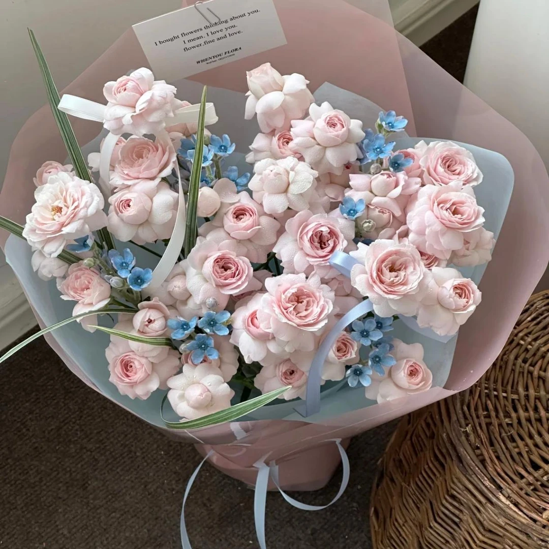 送闺蜜送女友生日仙子之吻花束全国鲜花同城上海北京佛山深圳广州