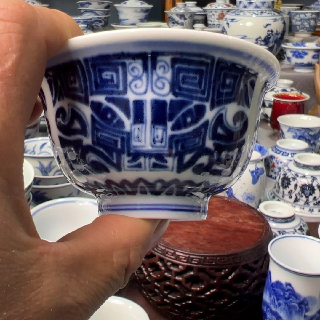 摆件景德镇青花陶瓷