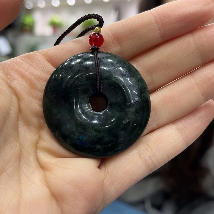 蛇纹石玉未镶嵌吊坠(不含链)