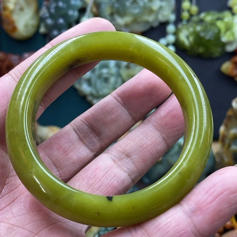 【闪购商品】未镶嵌岫玉手镯56