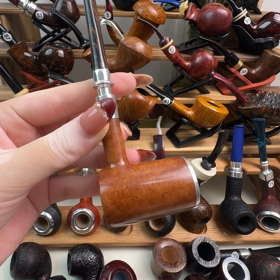 石楠木手工锤子烟斗