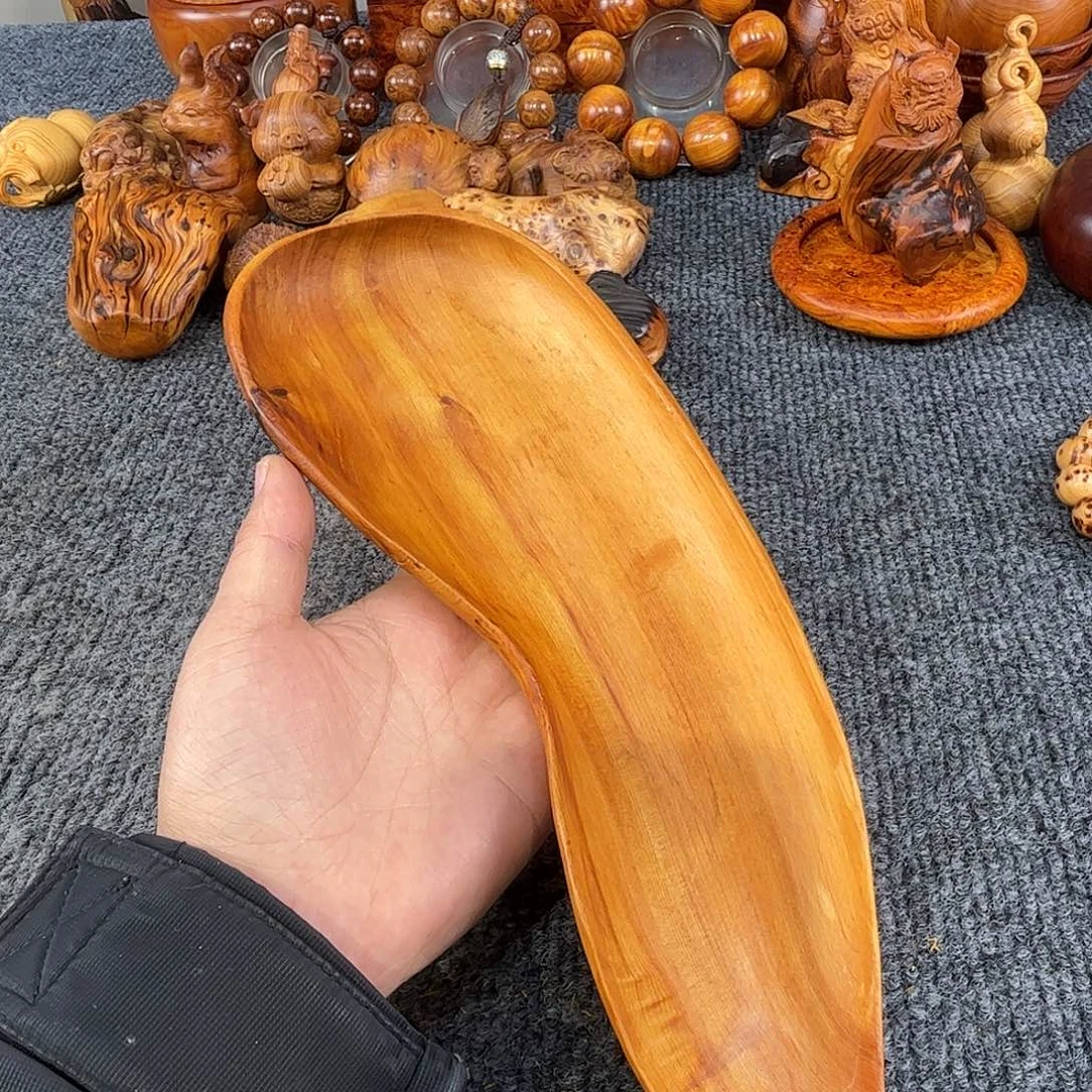 蜂***居崖柏太行崖柏黑金骨料黑油，果盘，茶盘