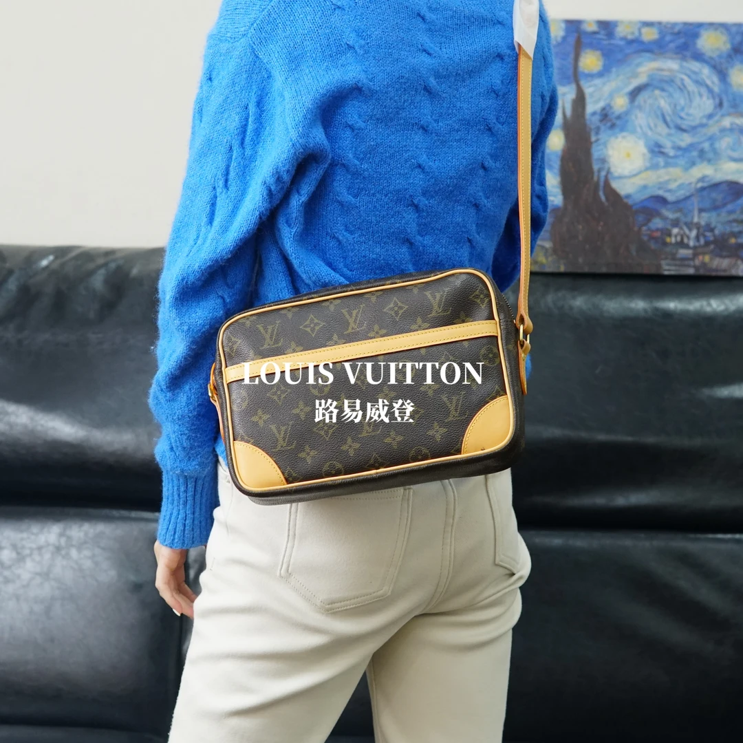 95新 LouisVuitton/路易威登 老花横板相机包/FYKH11522031/2031