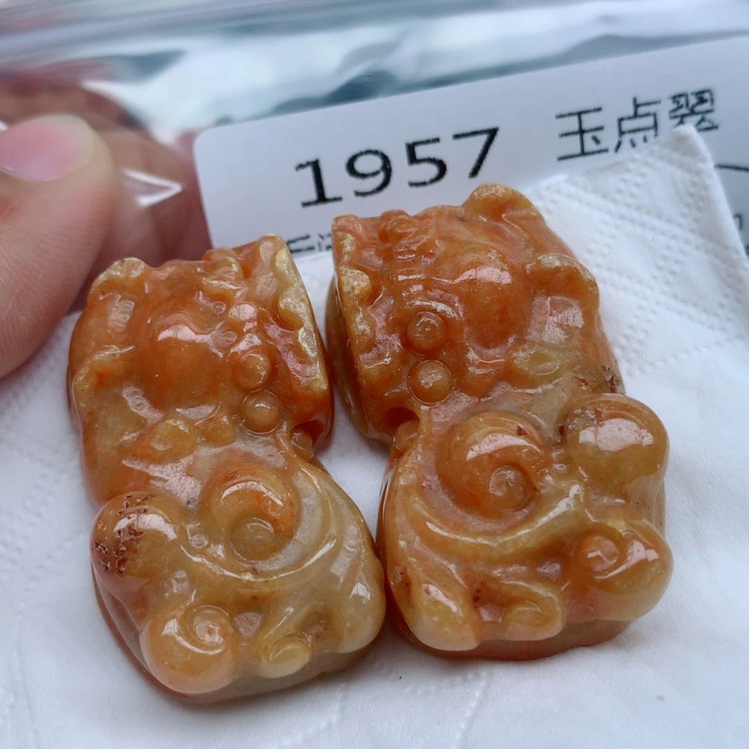 翡翠未镶嵌颈饰珠珠子