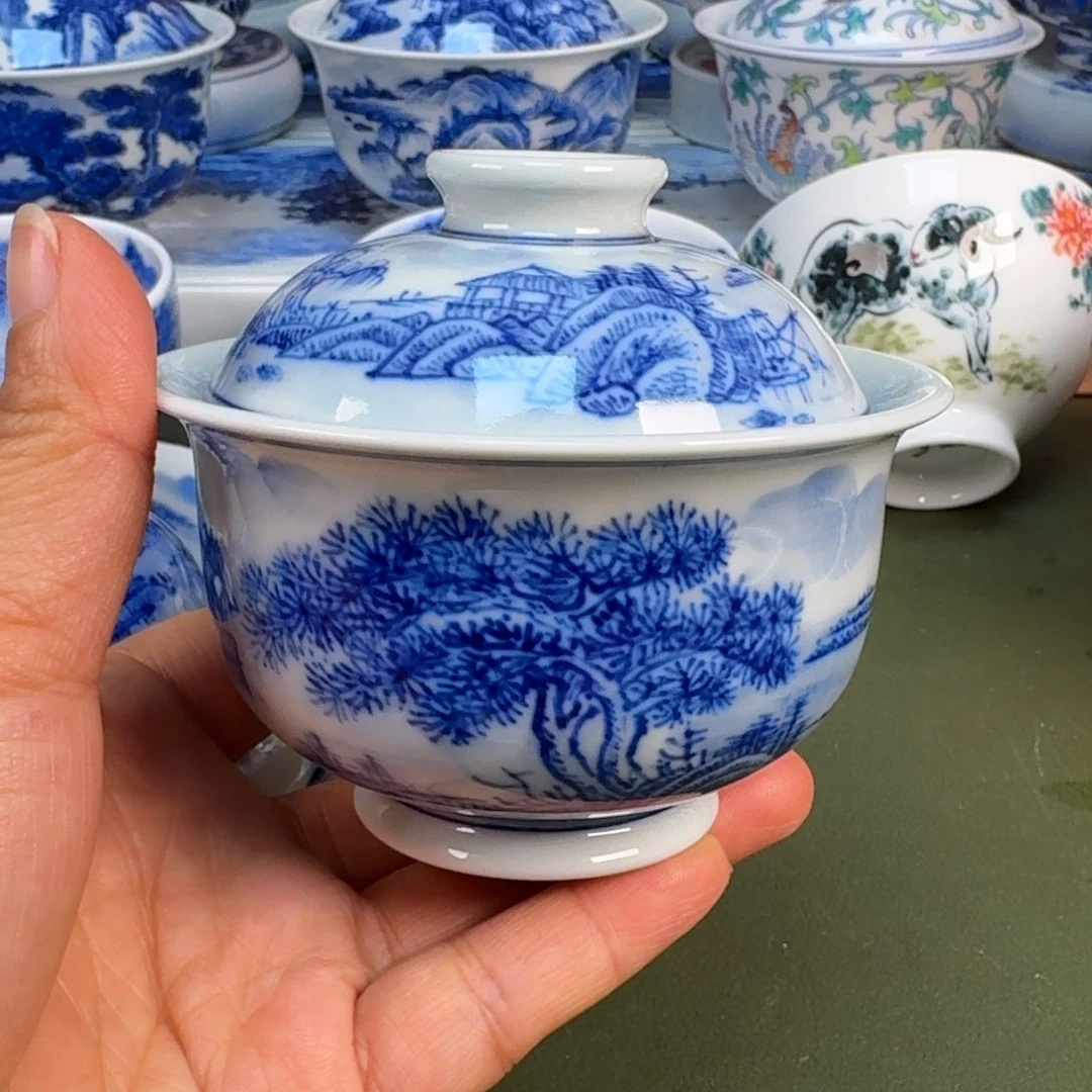 陶景德镇纯手绘茶具圆圆230