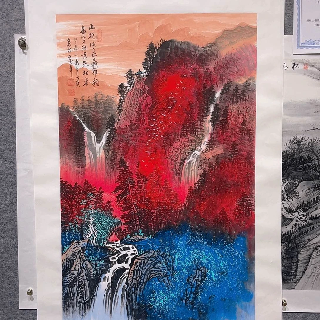 国画精品手绘国画作品