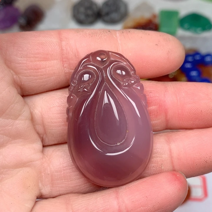 玛瑙/玉髓颈饰未镶嵌芯*