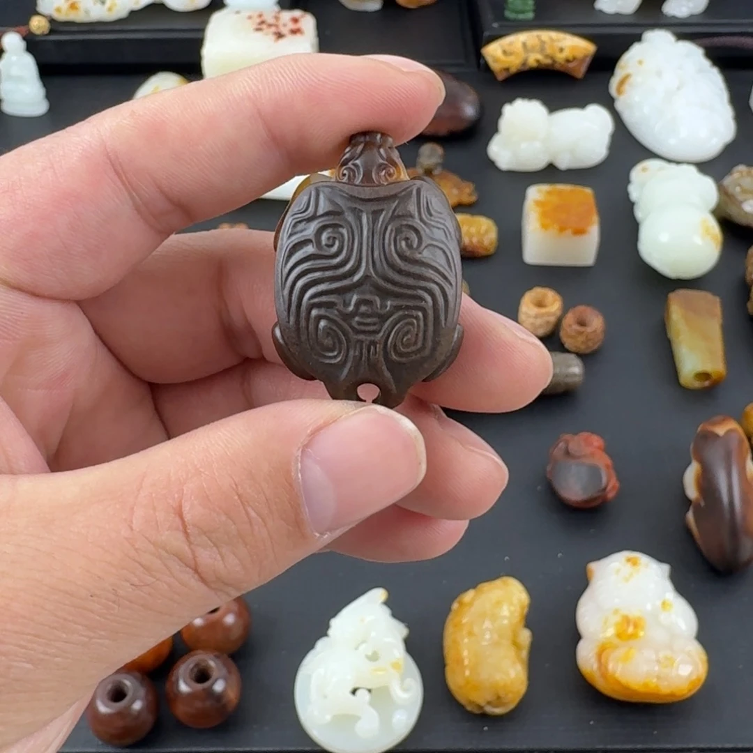 和田玉（糖玉）颈饰未镶嵌用****7