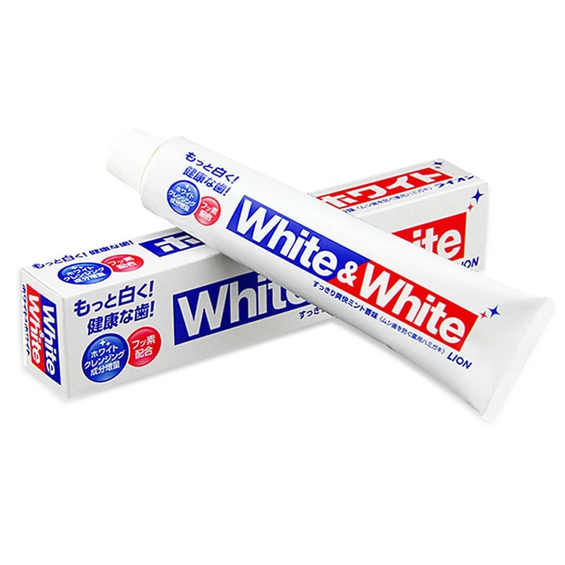 狮王white＆white美白牙膏150g