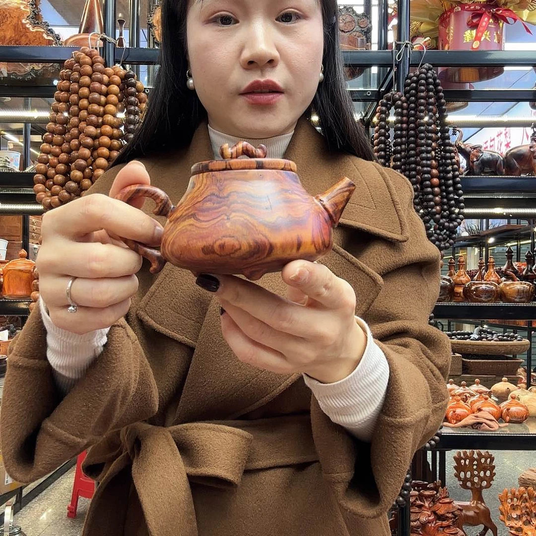艺***魂越南黄花梨精美高级壶