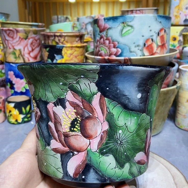 景德镇艺术手绘作品