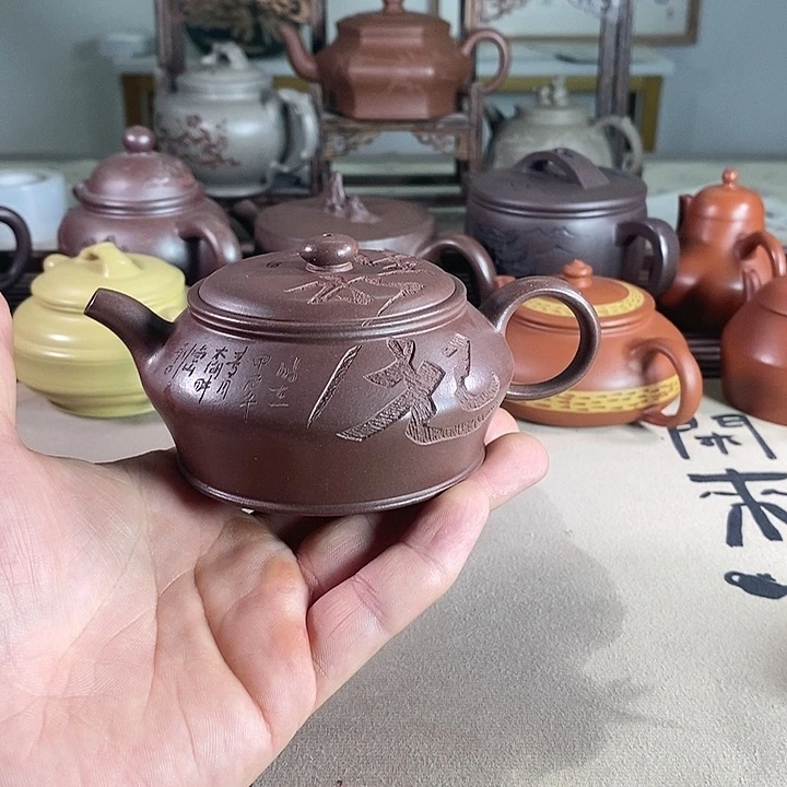 紫砂茶壶大*张紫砂壶正品