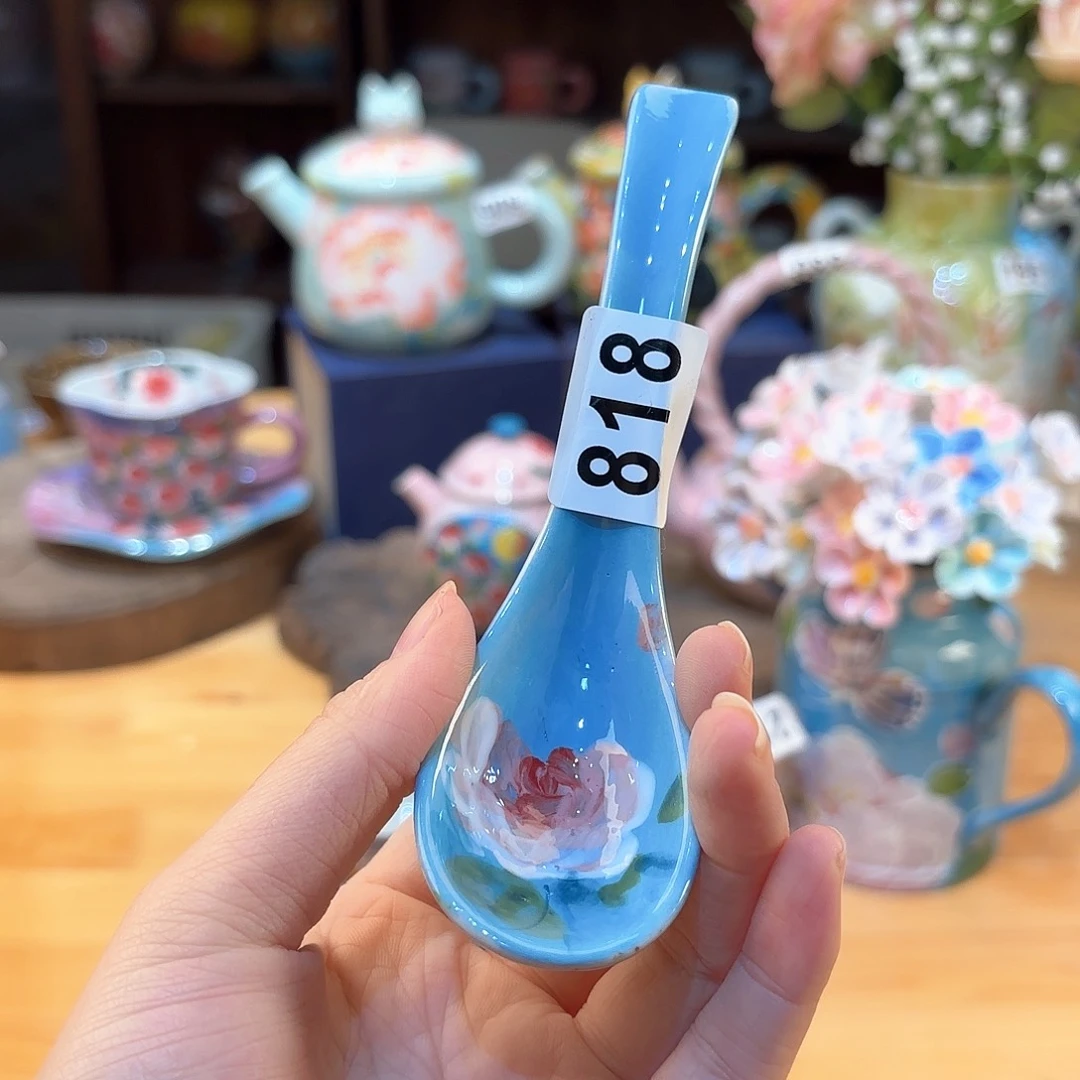 景德镇手绘高温釉下彩陶瓷茶具