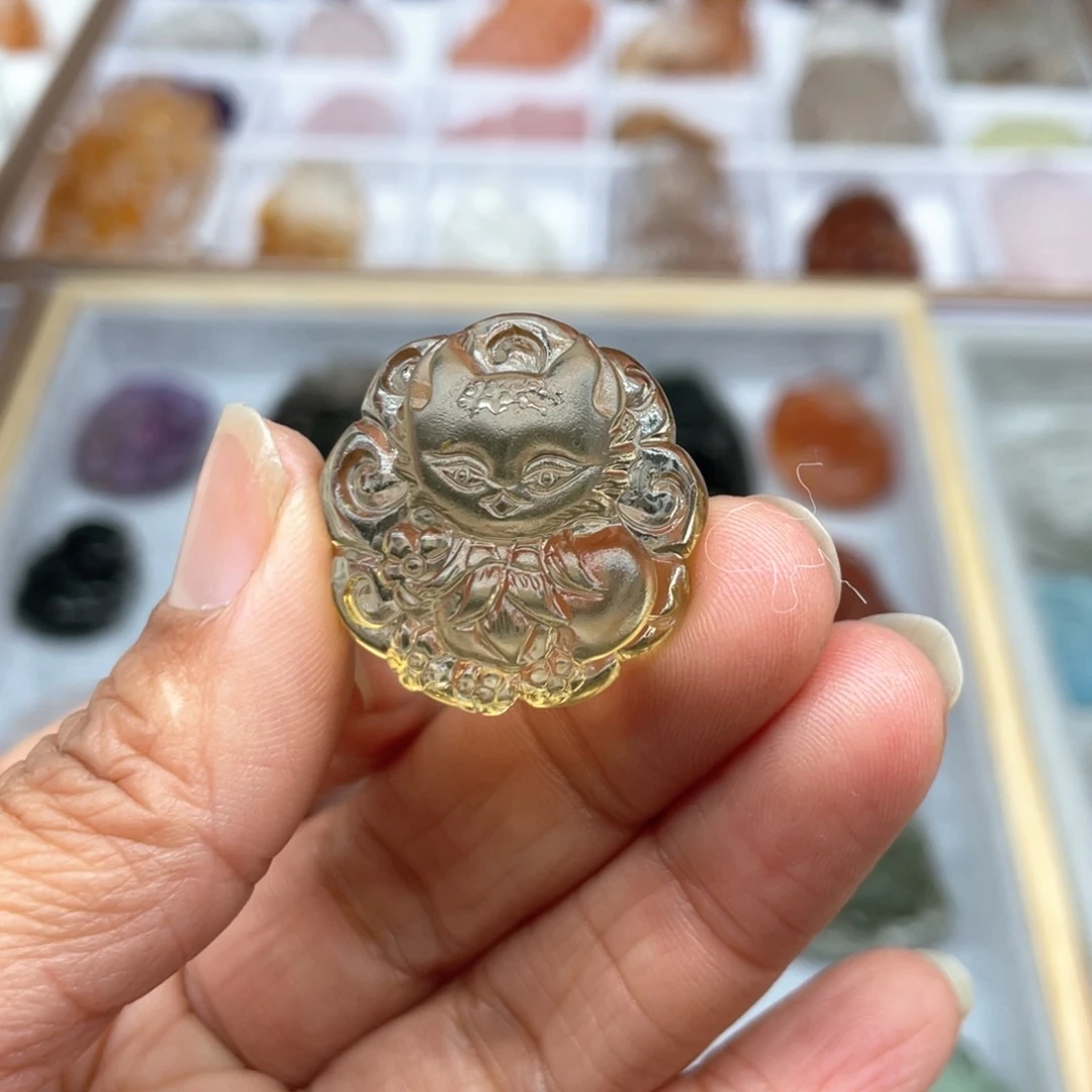水晶吊坠(不含链)未镶嵌