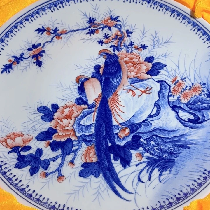 其他陶景德镇高温陶瓷看画片赏盘