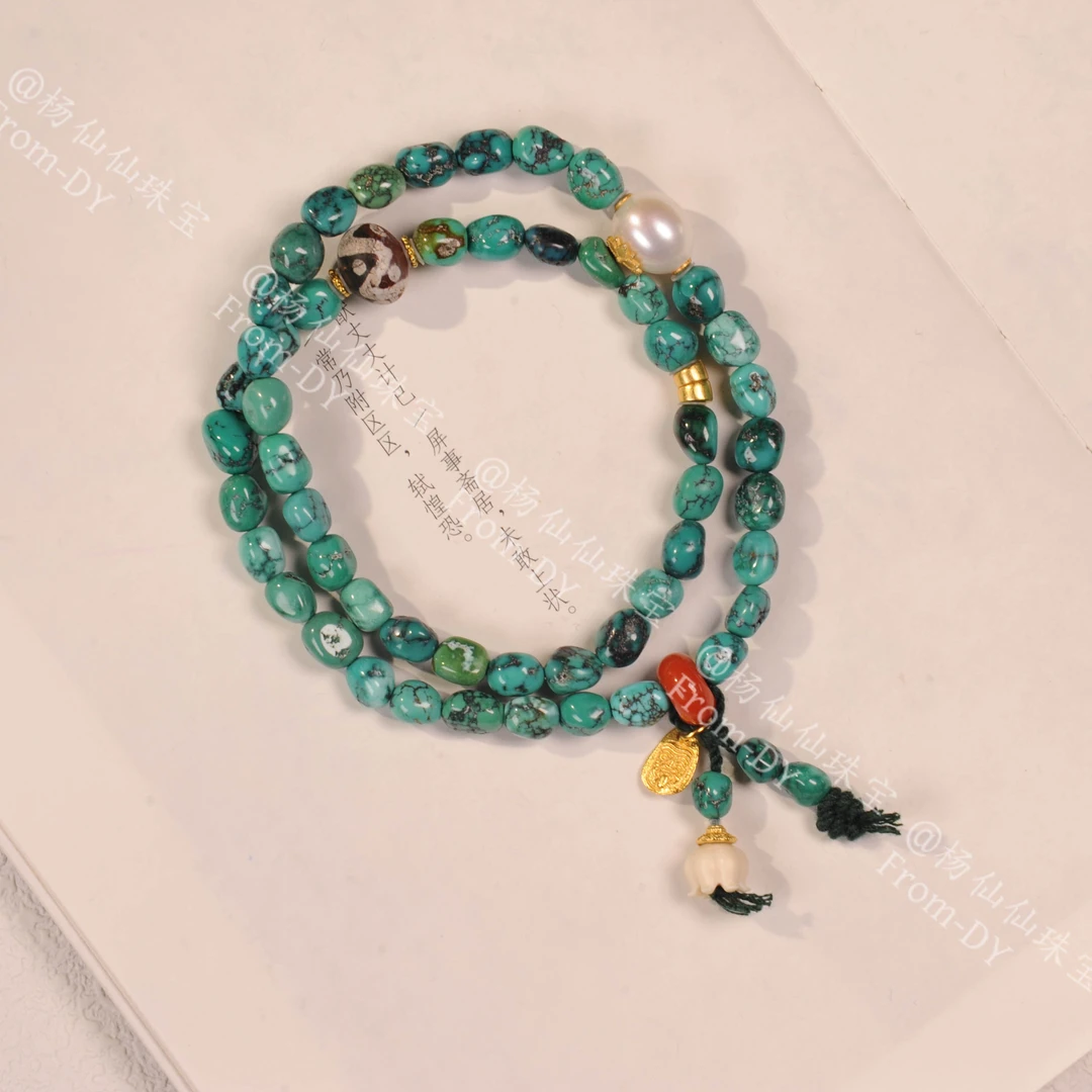 【杨仙仙珠宝】绿松石多宝项链- A3008