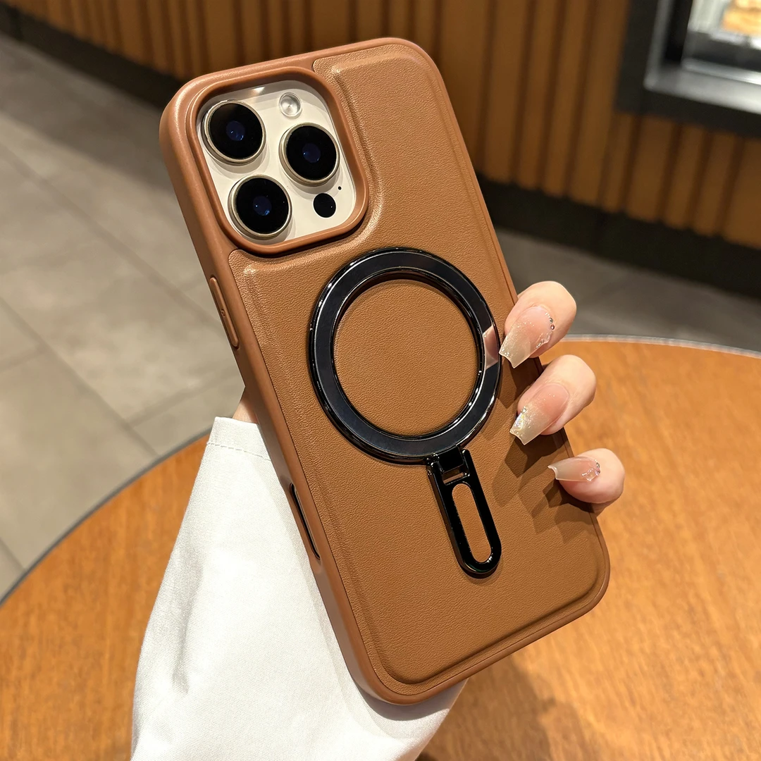 适用于苹果15promax手机壳15无线充14高级13pro男女12强磁支架壳