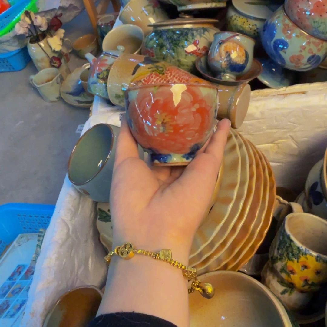 瓷片景德镇陶瓷手工手绘