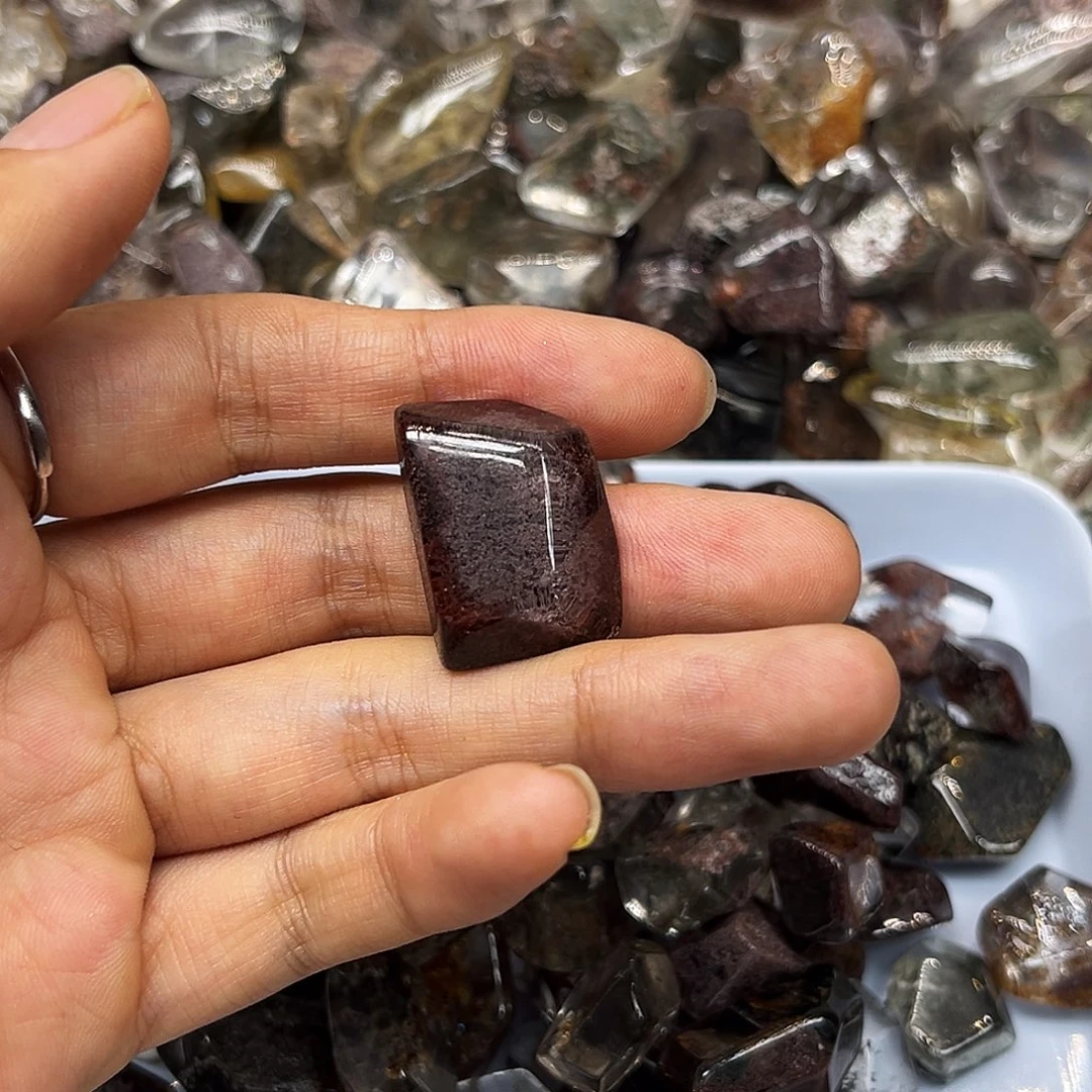 烟晶戒指银S925镶嵌J****塔