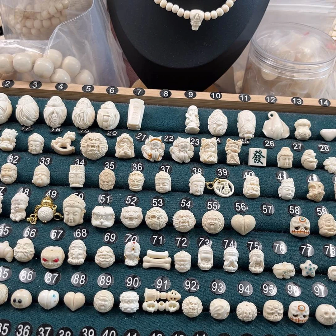 阿***花手串/手链/手镯猛犸象牙