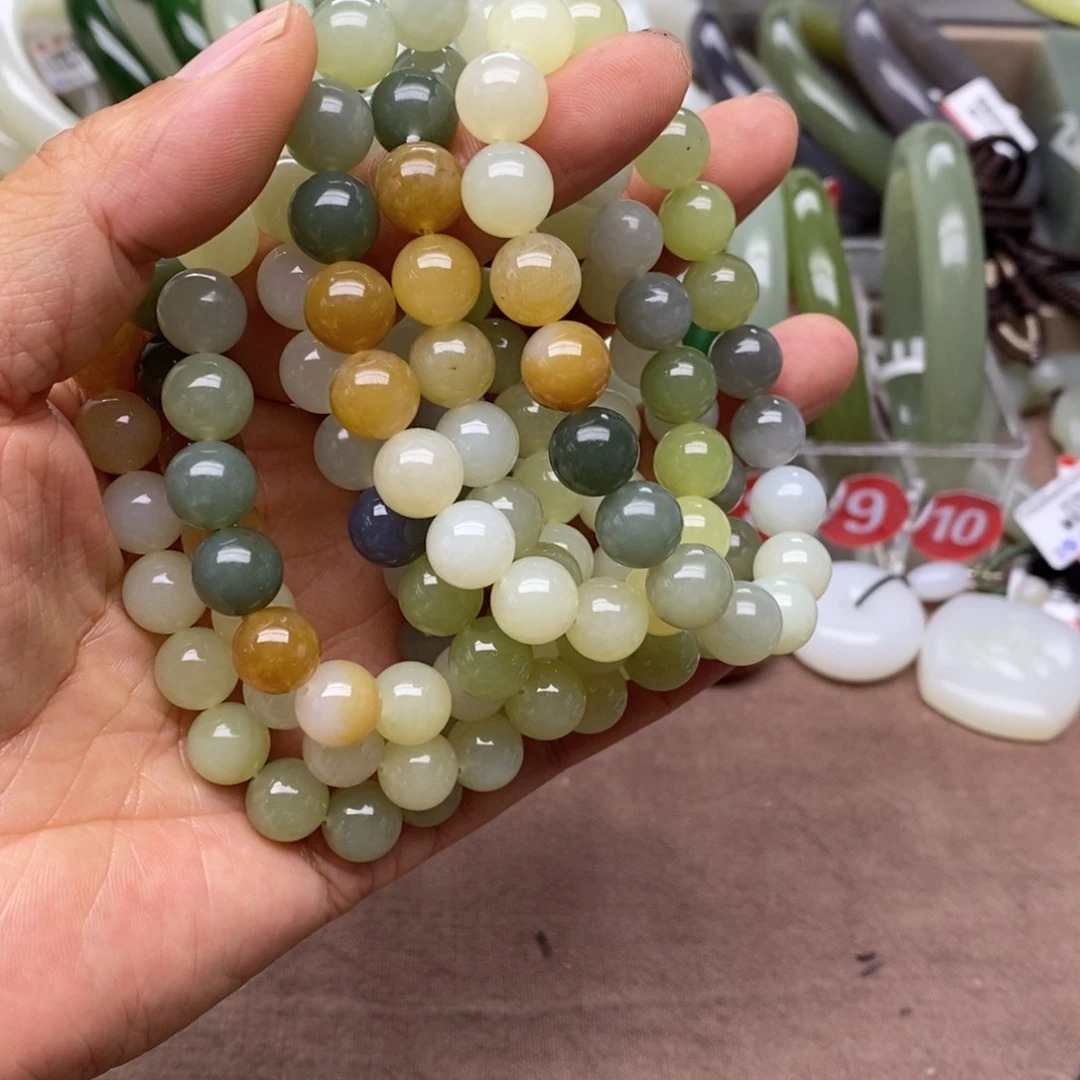 手链未镶嵌和田玉多宝卡10