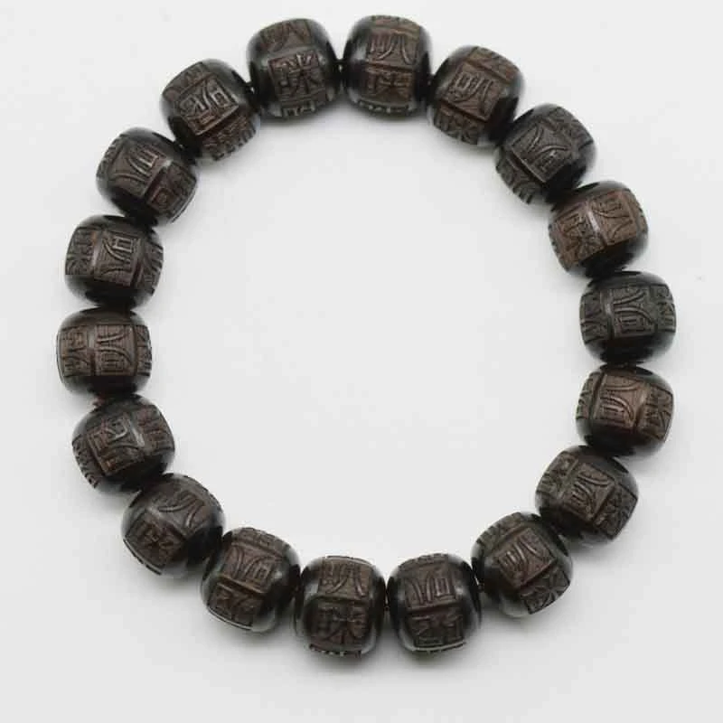 黑檀男女款佛珠手串卡12 056（无礼盒）