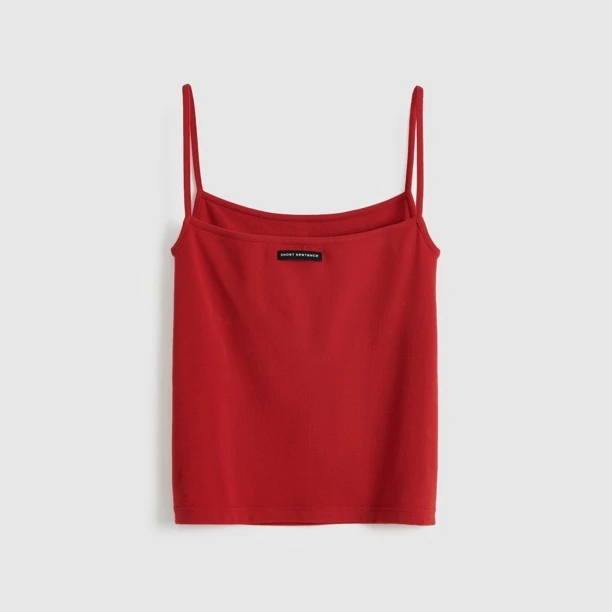 SHORT SENTENCE 25春夏 STT26 无缝修身吊带上衣