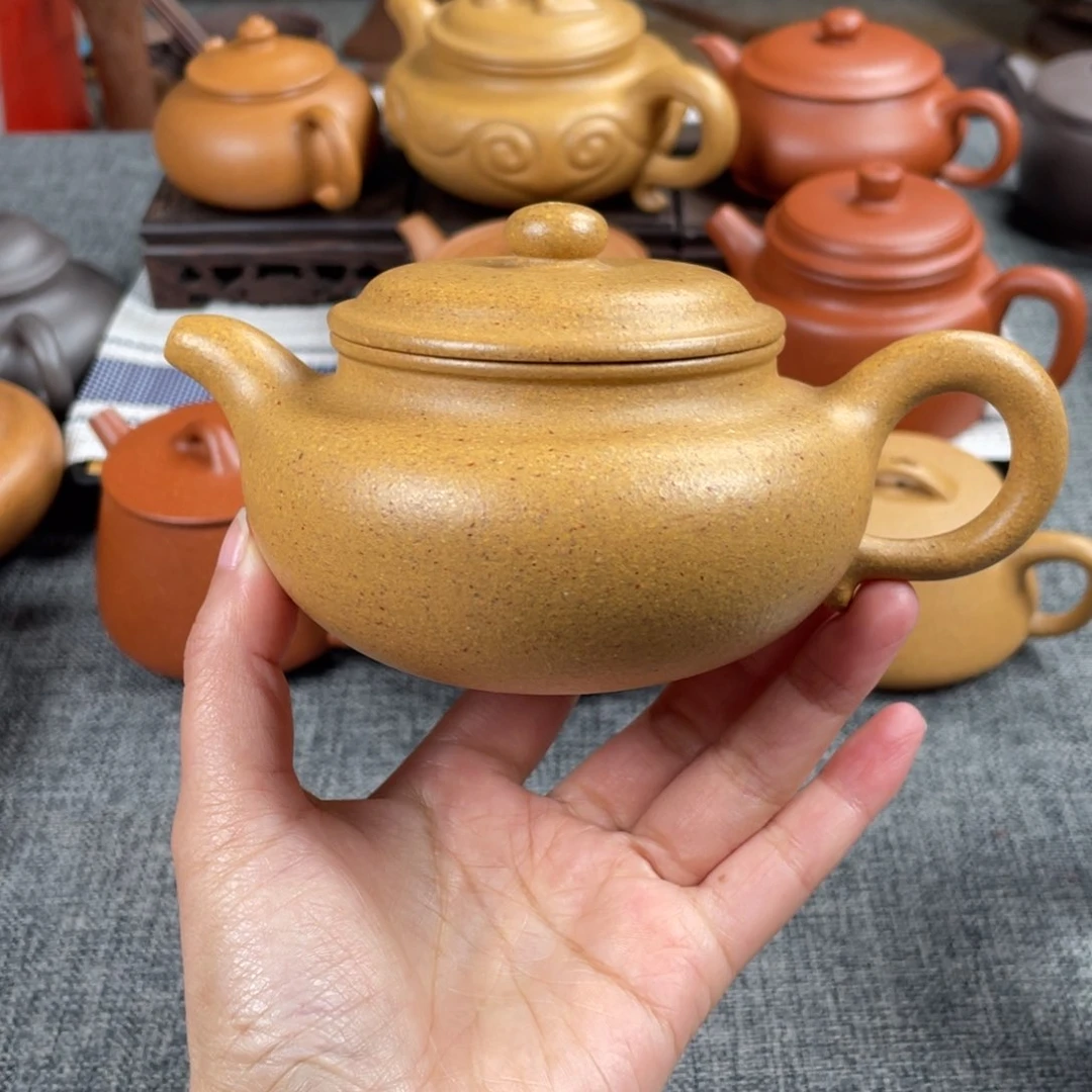 紫砂茶壶30目黄金段仿古全手260