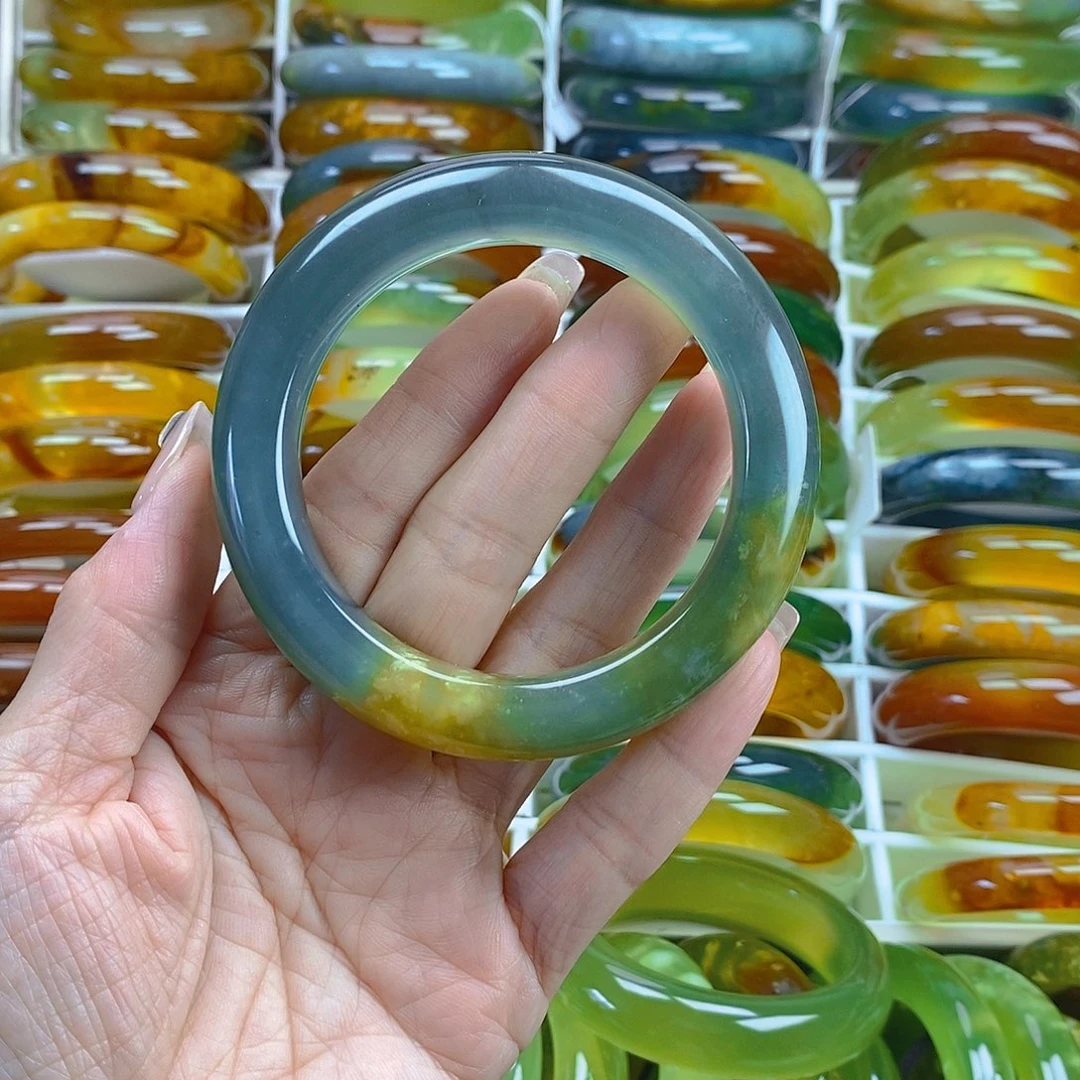 未镶嵌蛇纹石玉手镯59