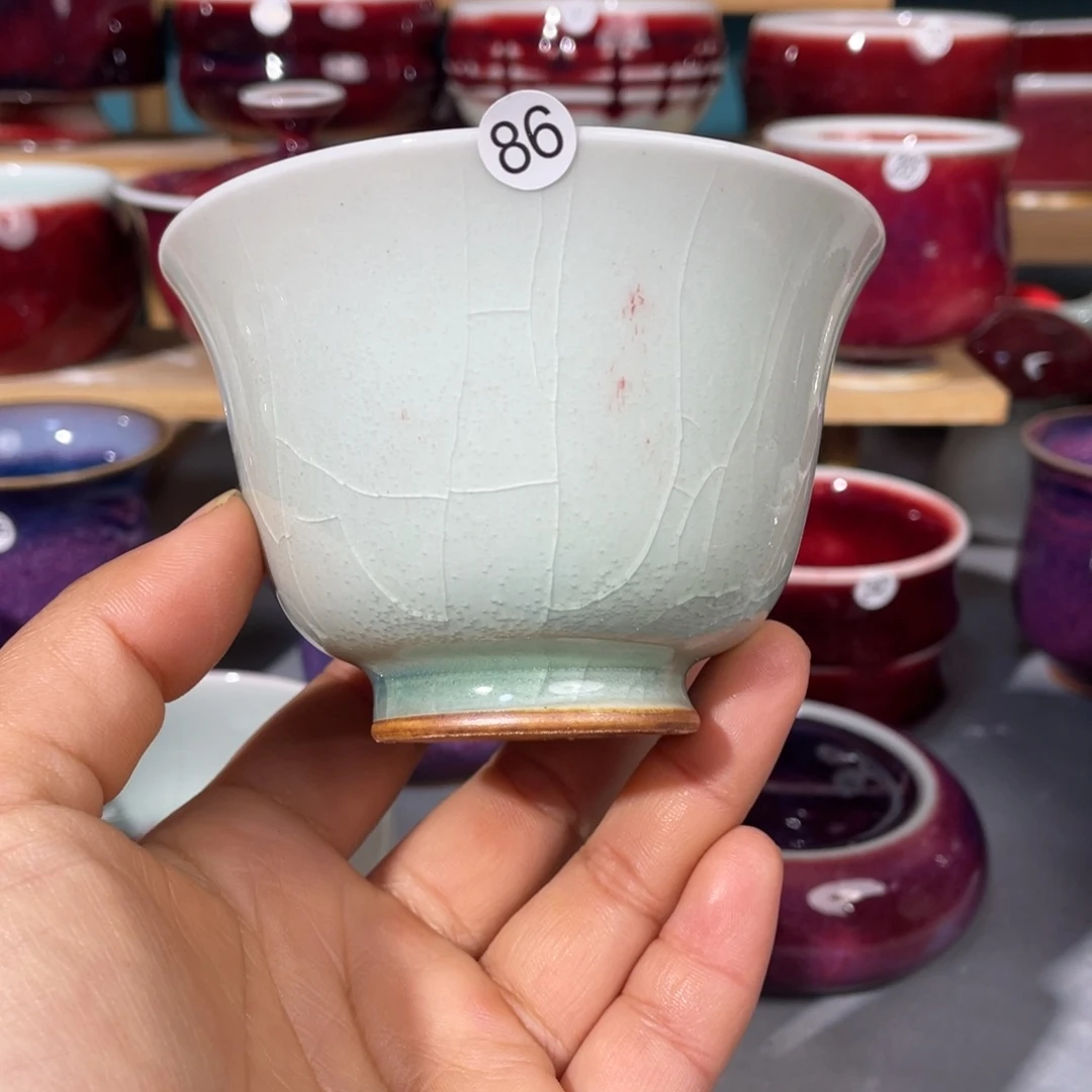 瓷片纯手工制作……微微瑕