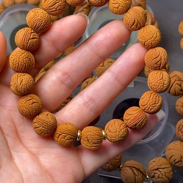 文玩核桃吊坠秦岭野生龙纹桃核13