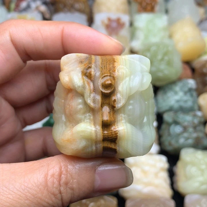 玛瑙/玉髓合金挂件