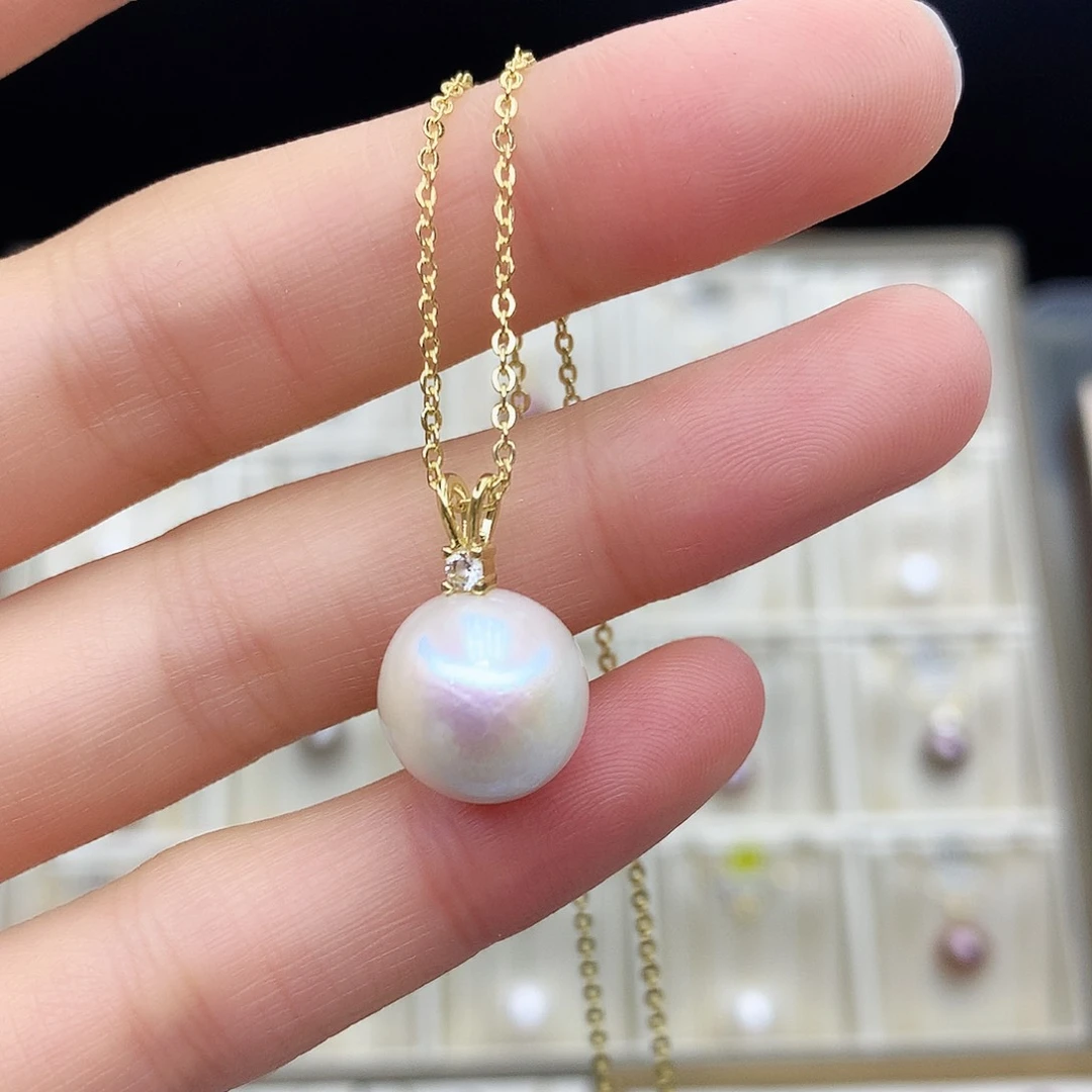 淡水珍珠颈饰合金