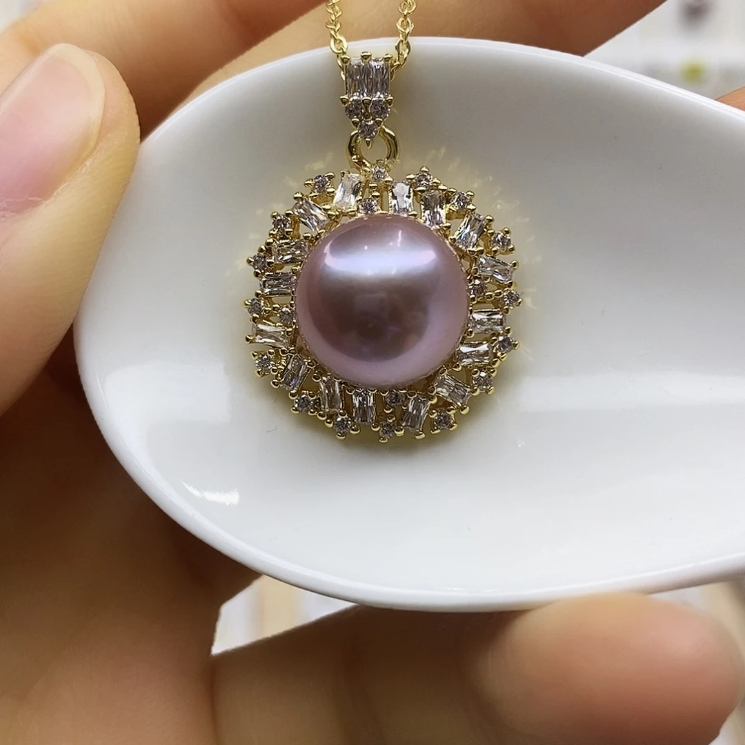 淡水珍珠颈饰合金