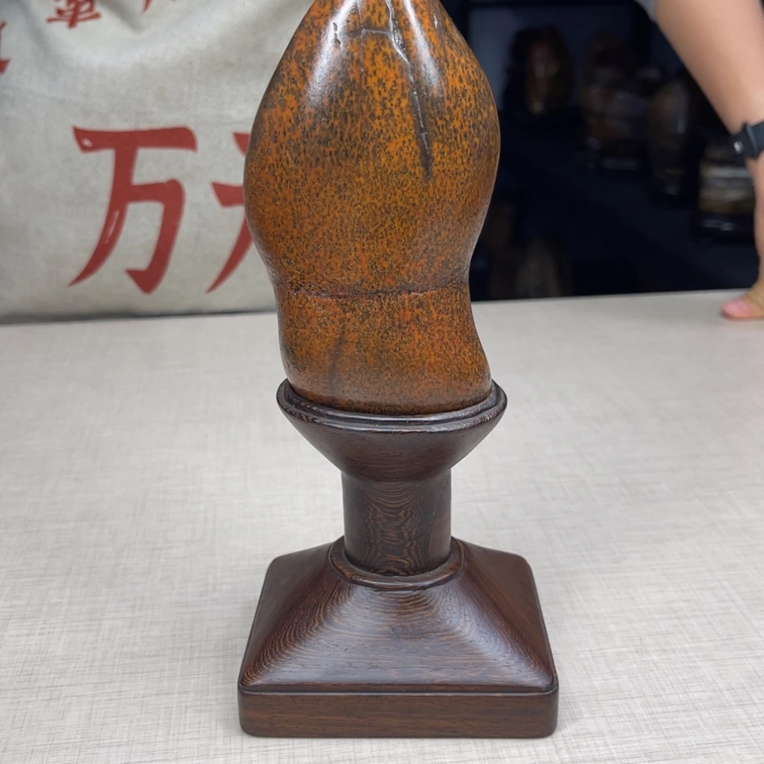 石材广西大化彩玉石配底座