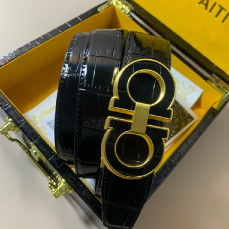 新款黑色潮流真皮皮带男自动扣裤带年轻时高档时尚青年男士腰带潮