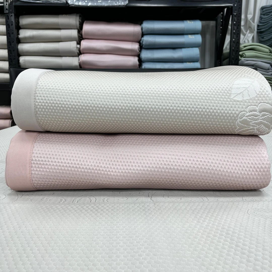 【玫瑰花】150*200、200*220高分子软凉席乙纶冰豆豆床单、床笠三件套