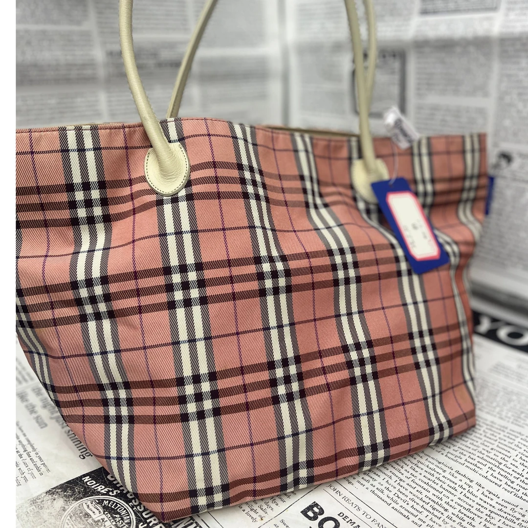 95新 BURBERRY/博柏利 粉色单肩包/HD01410728/0728