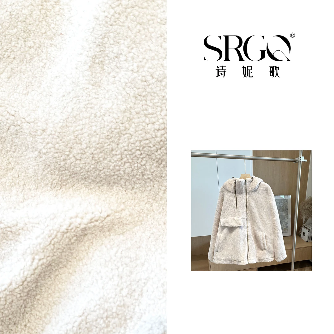 诗妮歌高定 | 【抗冻日记】毛绒连帽双拉链冬季加厚外套