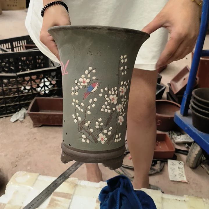 紫砂花盆紫砂花盆