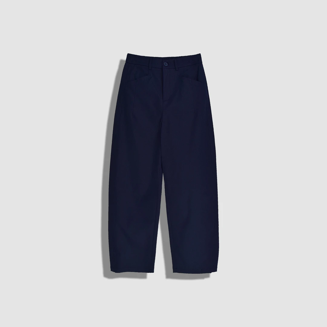 【璐璐】窄版香蕉阔腿裤女小个子薄新款显瘦休闲直筒裤子K15980